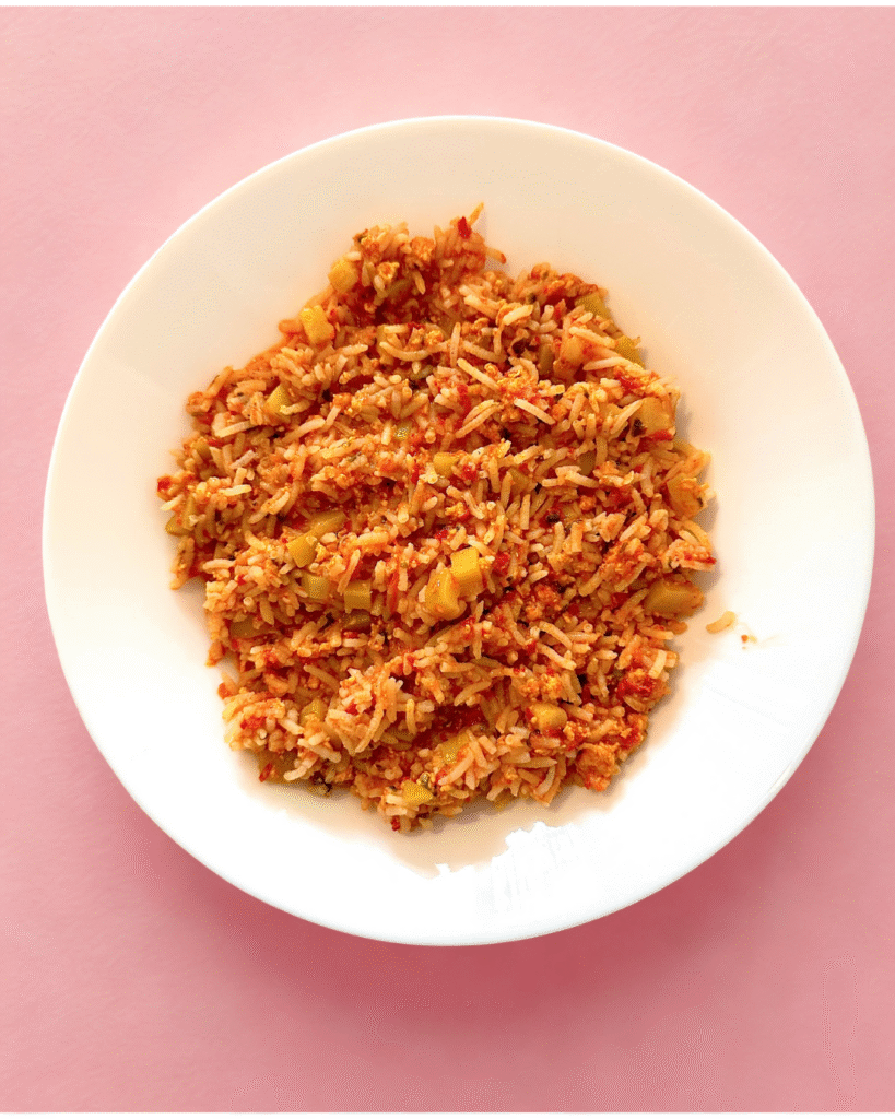 Riz basmati au poulet et petits légumes bébé 1 an