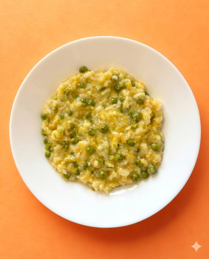 risotto aux petits pois bébé 9 mois