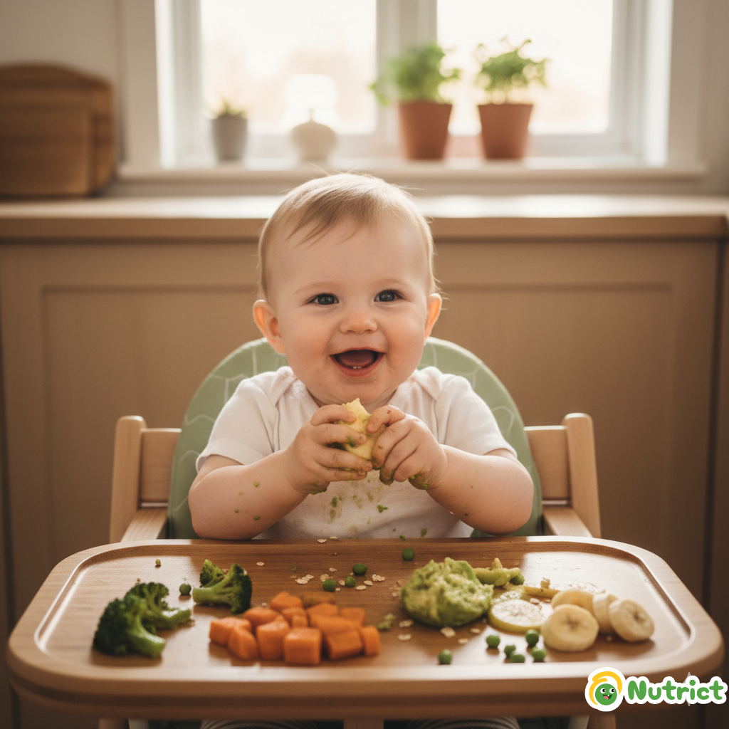 Diversification alimentaire 4 mois : quand et comment introduire les morceaux chez bébé ?